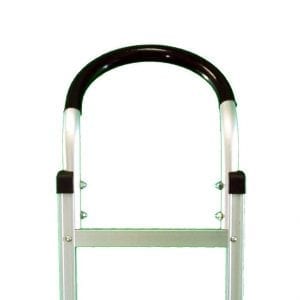 U handle with sleeve for aluminum hand truck