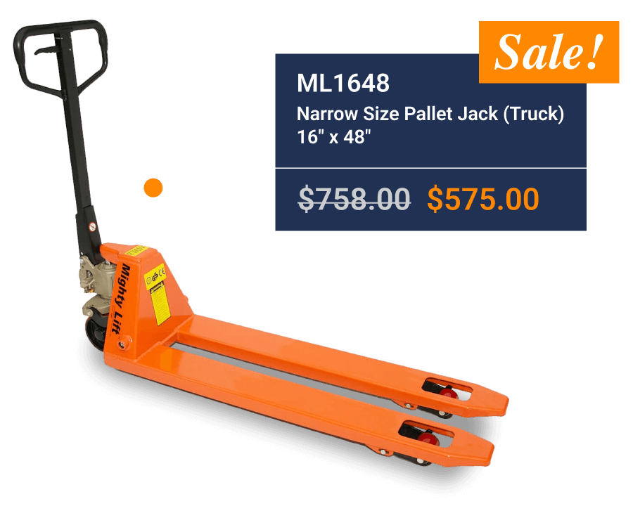 ML1648 Narrow Size Pallet Jack (Truck) 16_ x 48_