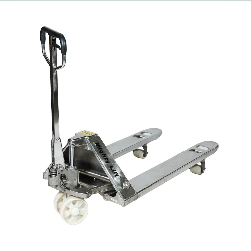 HeavyDuty Stainless Steel Pallet Jack Premium Pallet Jacks Mighty Lift